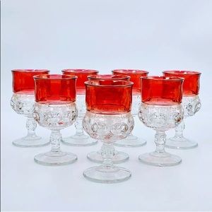 Tiffin Franciscan 1950’s Kings Crown Thumbprint